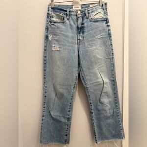 Frame Denim Light Blue Distressed